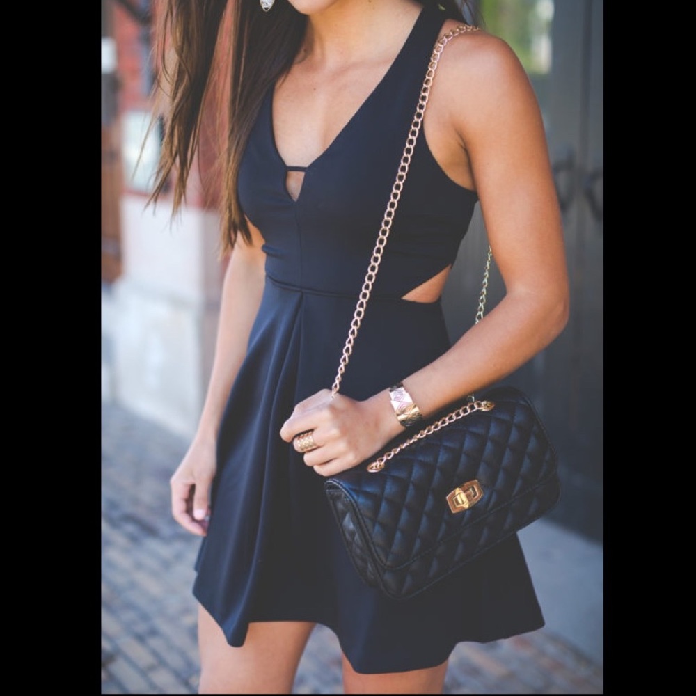 Express Black Dress NWT